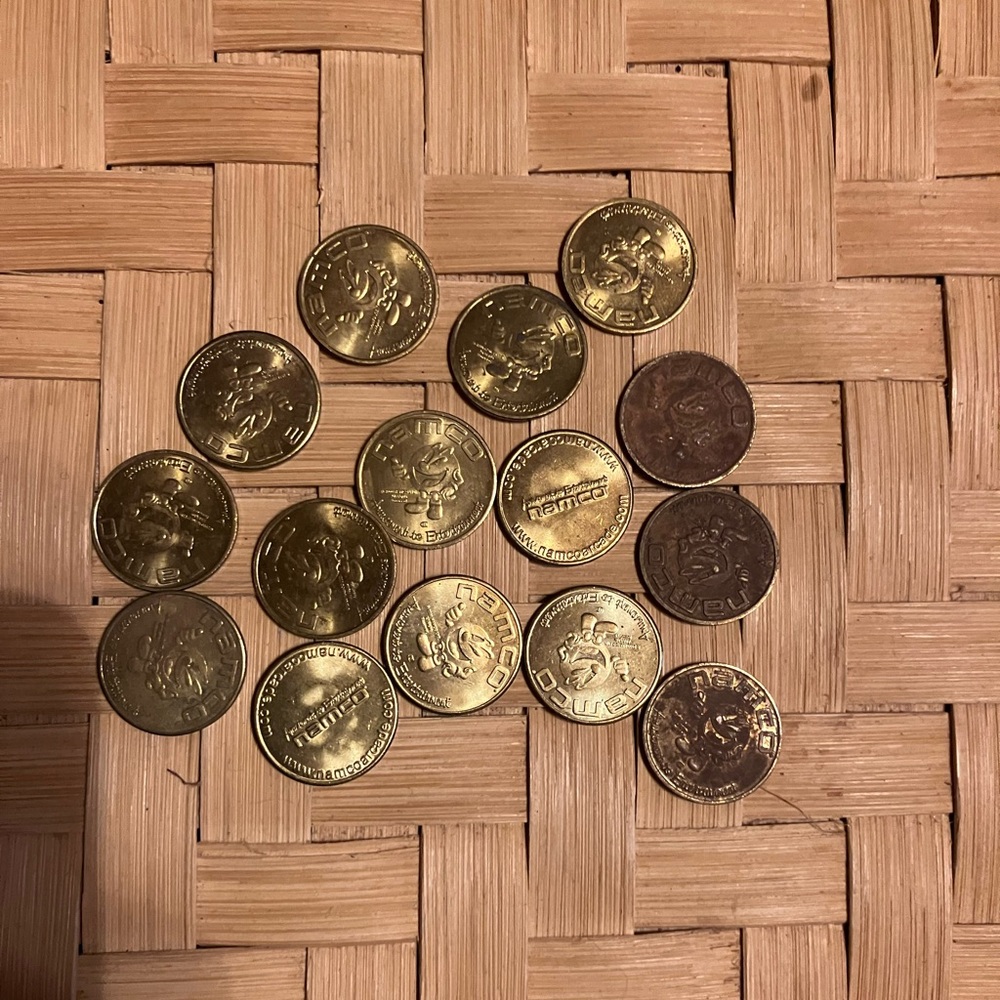 NAMCO PAC-Man tokens